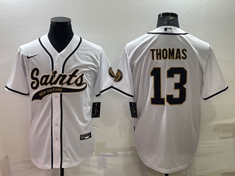 Men New Orleans Saints #13 Thomsa White 2022 Nike Co branded NFL Jerseys